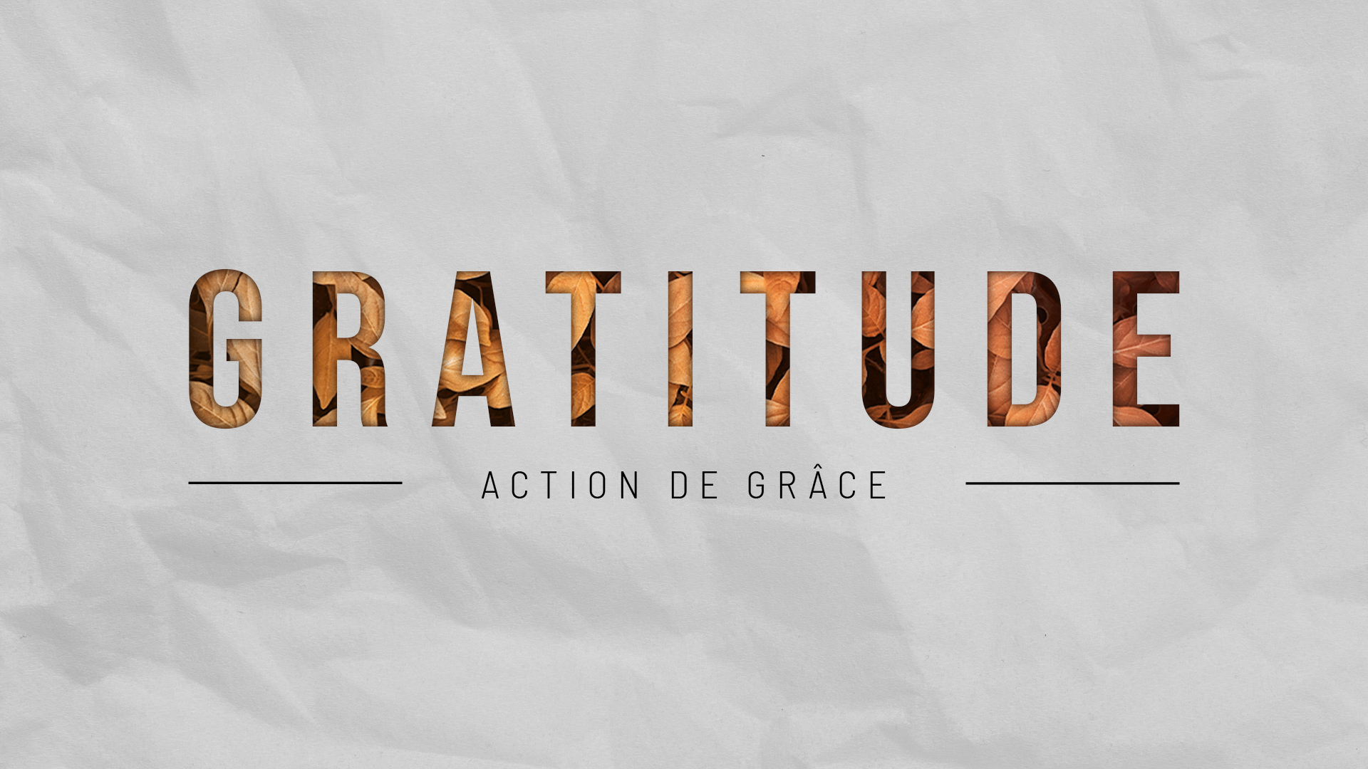 Gratitude